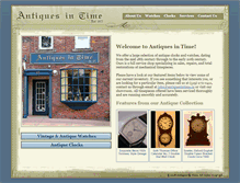 Tablet Screenshot of antiquesintime.ca